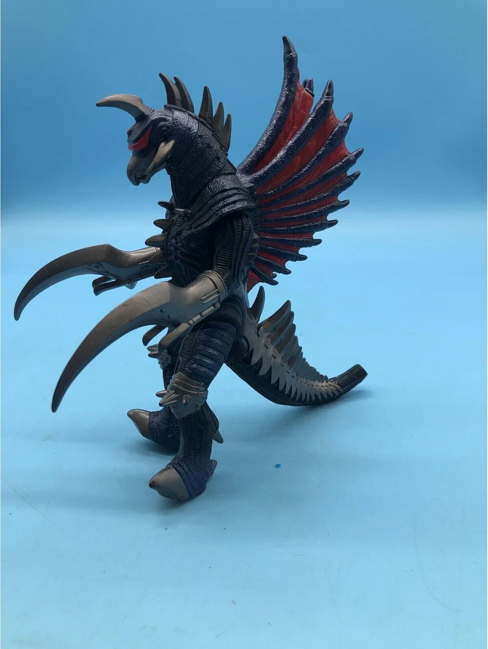 Fantasy Dragon Monster 8in Action Figure Toy Blue Wings Claws Tail Loose